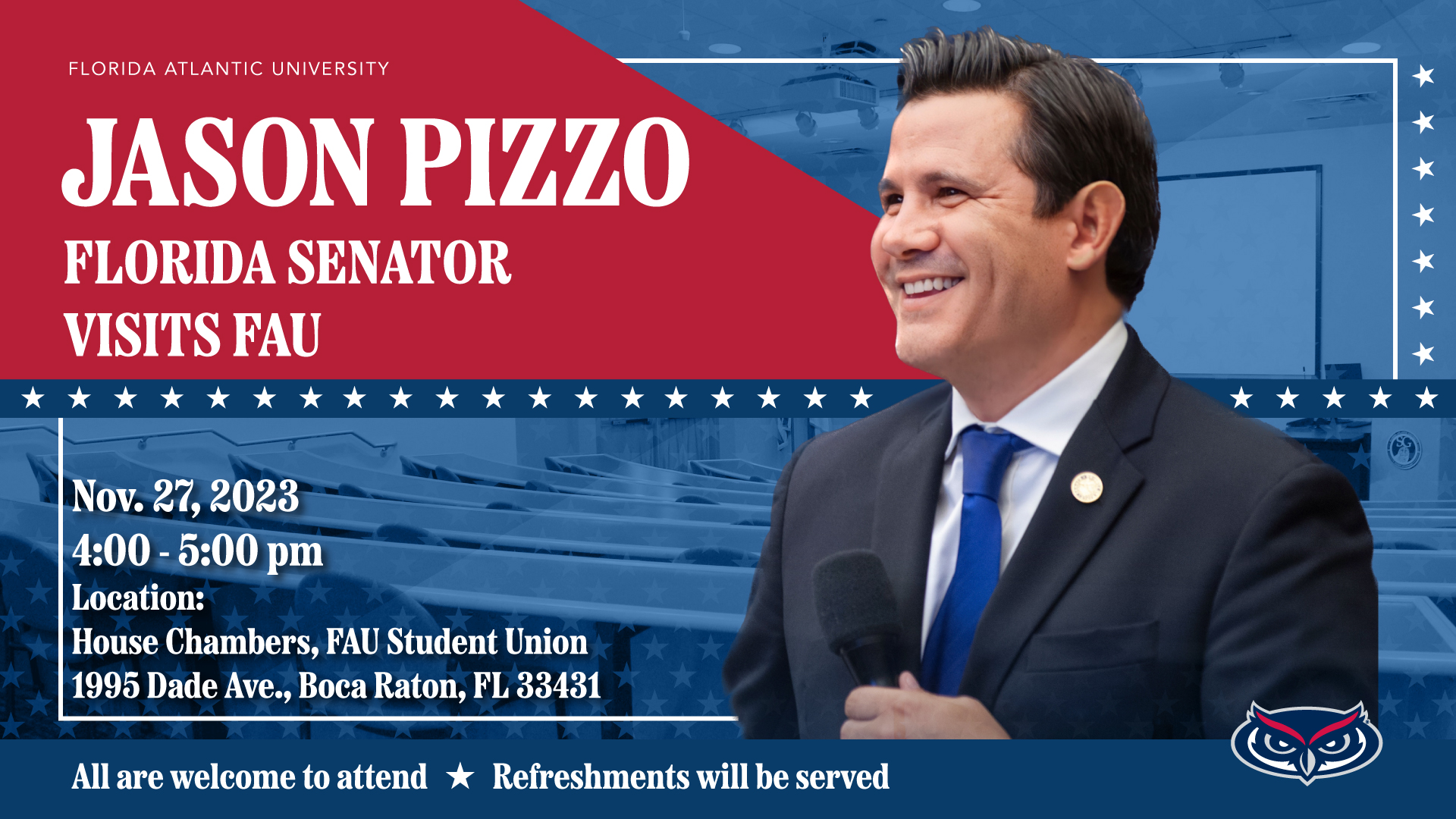 Florida Senator Jason Pizzo Visits 国产伦理